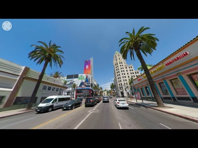 8K VR 360° 60 FPS video a trip to Hollywood in 2021. GoPro Fusion + Flowframes (RIFE 2.3)