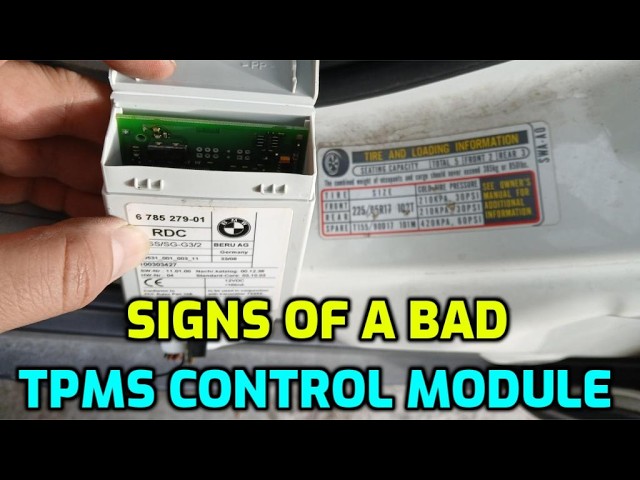 Signs Your TPMS Control Module Is Bad and Tire Pressure Sensor is Not the Problem