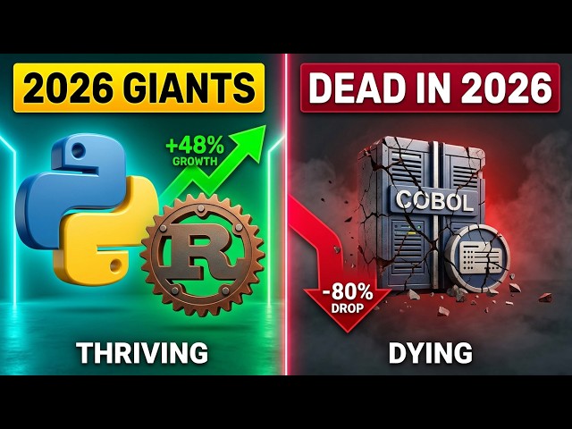 Most Popular Programming Languages (2026) (And 3 Dying Ones!) 🚀
