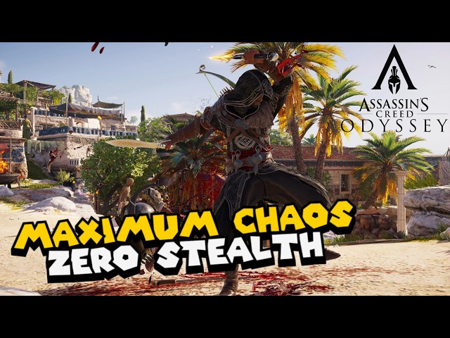 Zero Stealth. Maximum Chaos. 💀 | AC Odyssey