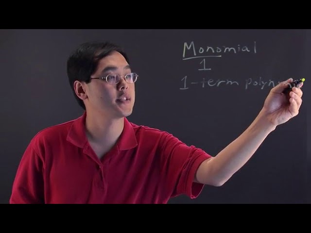 What Does "Monomials" in Math Mean?