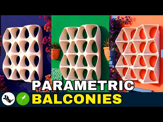 Parametric Balconies in Rhino + Grasshopper | Architecture Tutorial