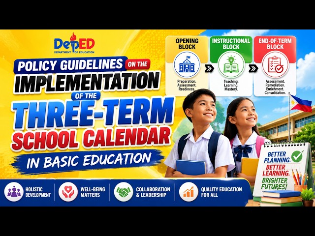 DepEd’s Three-Term School Calendar Explained: Complete Guide for 2026-2027!