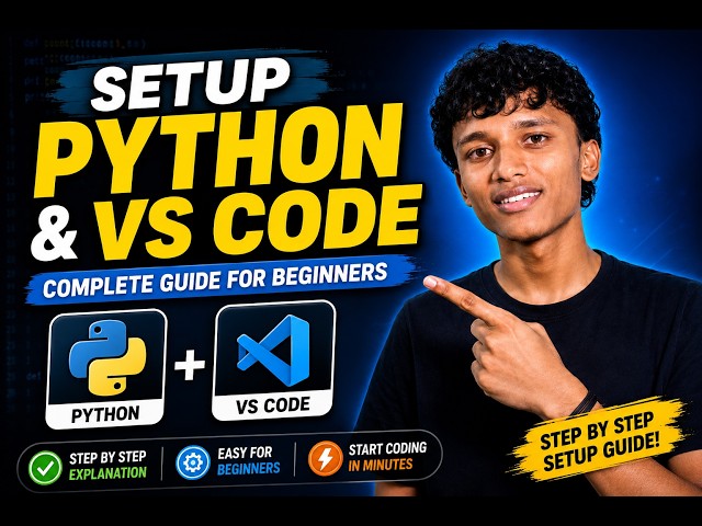 How to Install Python & VS Code (2026) | Complete Setup Guide for Beginners