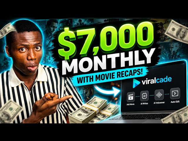 How I Make $7,000/Month With AI Movie Recaps