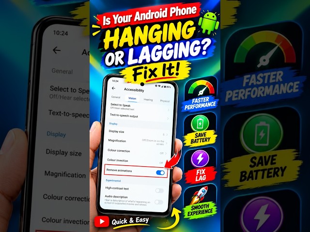 Android Phone Lagging or Freezing? Try This 30-Second Fix! ⚡