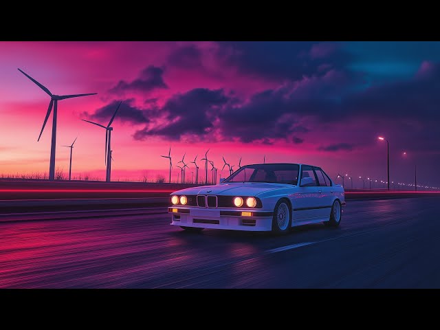 BMW M5 E34 DRIVE | LIVE WALLPAPER 4K | SCREENSAVER VIDEO 4K60fps