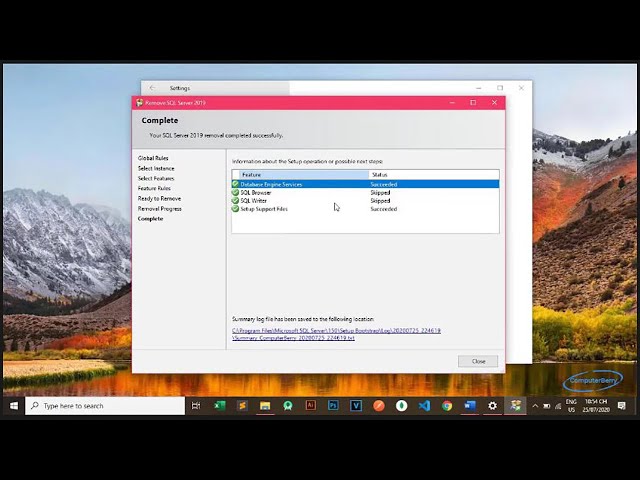 How to uninstall Microsoft SQL Server 2019- Clean 100%