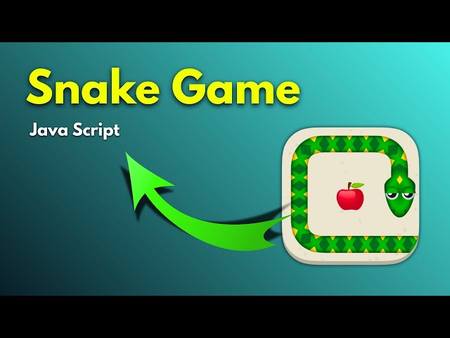 ASMR Coding: How to make a snake game using HTML, CSS, JS (No Talking)