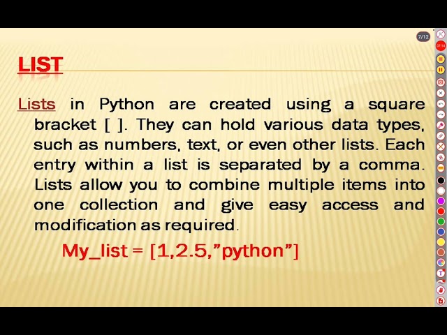 Data Types in python | CBSE Computer Science (CS) | Class 11/12