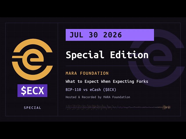 eCash ($ECX) Spaces Special Edition July 30: What to Expect When Expecting Forks