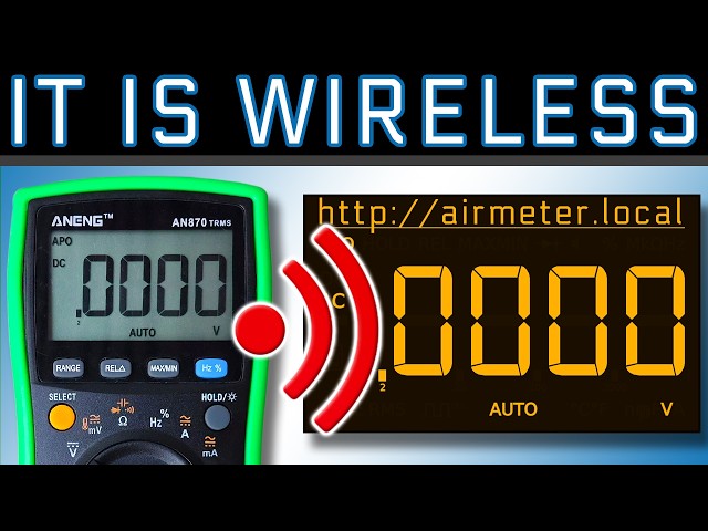 I Made This Budget Multimeter Wireless!