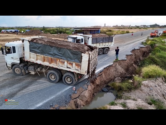 Epic Wow Starting New !! Process​ Huge Land at Slope Lake​ ​Half Delete with OpRaToR DOzEr ShAnTui