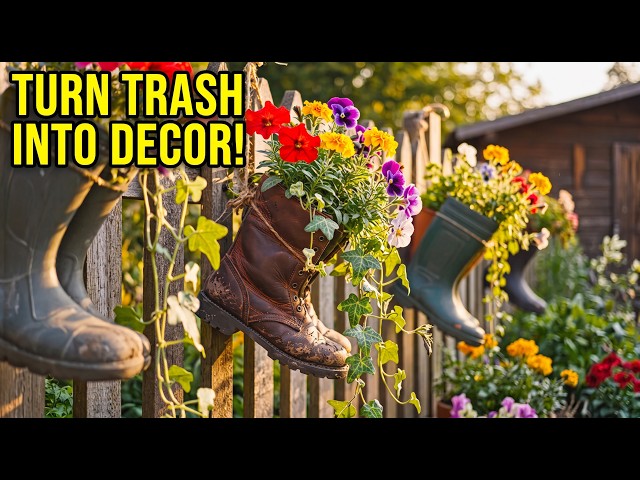 15 Old Items You Can Turn Into Stunning Rustic Garden Decor! 🌿