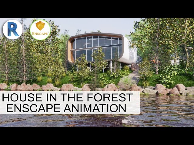 House in the Forest Animation | Real-Time Rendering with Enscape 2.9 | Architectural Animation