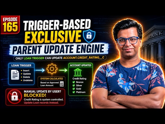 Trigger-Based Exclusive Parent Update Engine  | Only Trigger Can Update Parent Record | Episode 165