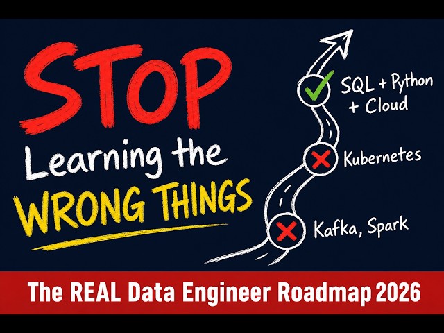 Data Engineer Roadmap 2026 What to Learn, What to Skip, and How to Get Hired