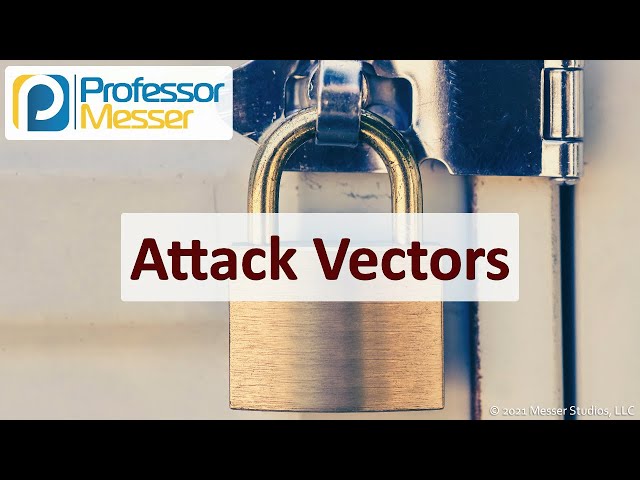 Attack Vectors - SY0-601 CompTIA Security+ : 1.5