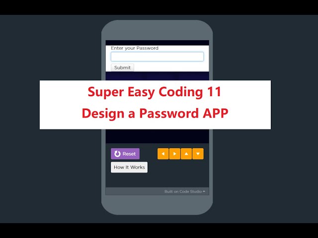 Super Easy Coding 11, Password App