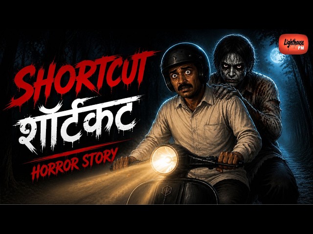 Wo Apni Maut Dekh Chuka Tha | Shortcut - Hindi Horror Story | LighthouseFM (Animated horror stories)