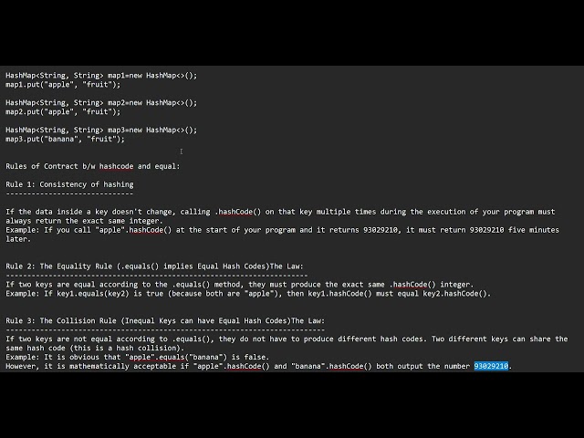 Hashcode and Equals Contract topic from Java #Java #equalscontract #javatopic #hashing
