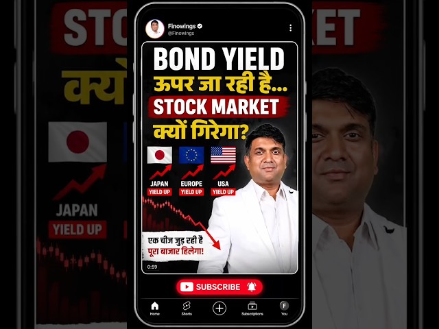 Bond Yields Rising Globally: Why Could Stock Market Crash? #shorts