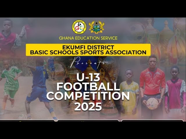 EKUMFI BASIC SCHOOLS UNDER 13 FOOTBALL CHAMPIONSHIP - QUALIFICATION TO UNDER 13 MILO GAMES