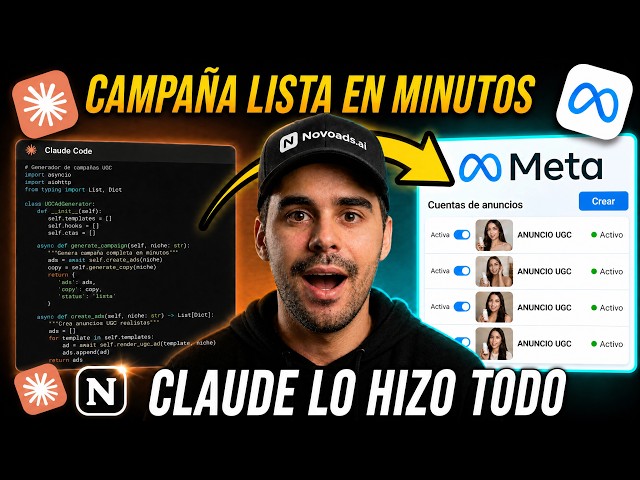 Cómo crear campañas publicitarias completas con IA usando Claude Code (repositorio gratuito)