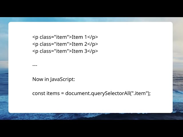 Master querySelectorAll in JavaScript (Avoid This Mistake)