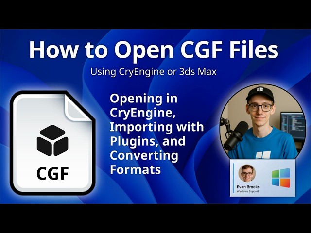 How to Open CGF Files (Crytek Geometry)
