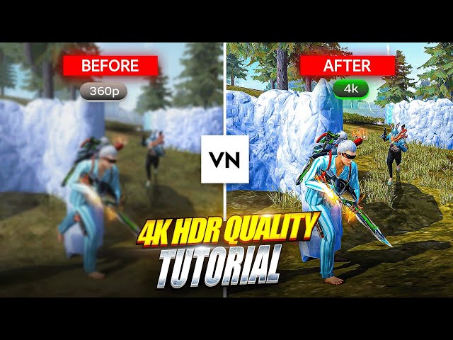 How To Increase Free Fire Video Quality In VN App 🤯