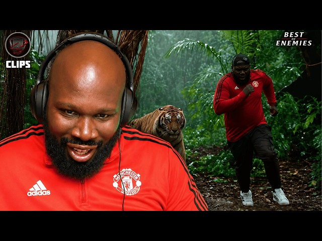 ¿Podrá KG ganarle una carrera a un tigre?🤔 | Reckless Clips