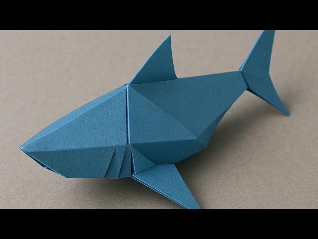 How to Make Easy Shark Origami | Easy Origami