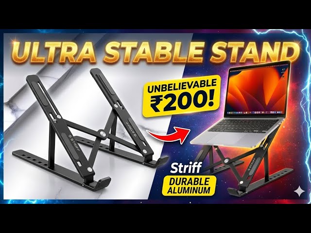 Best laptop stand striff under ₹200 | best laptop and desk gadgets under 200