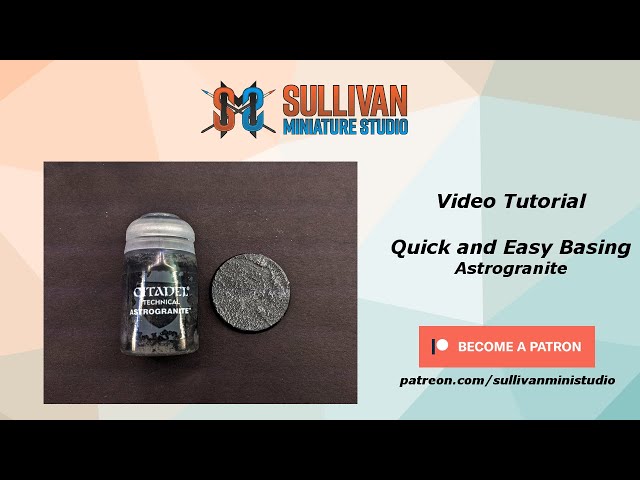 Tutorial : Quick and Easy Basing - Astrogranite