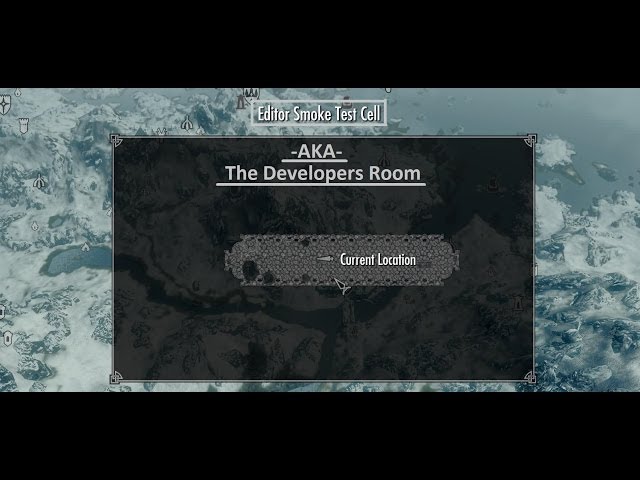 How to: Skyrim's Hidden Developers Room (PC ONLY)
