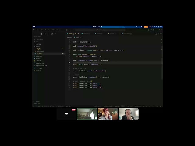 PyScript Community Technical Call 2026-03-31