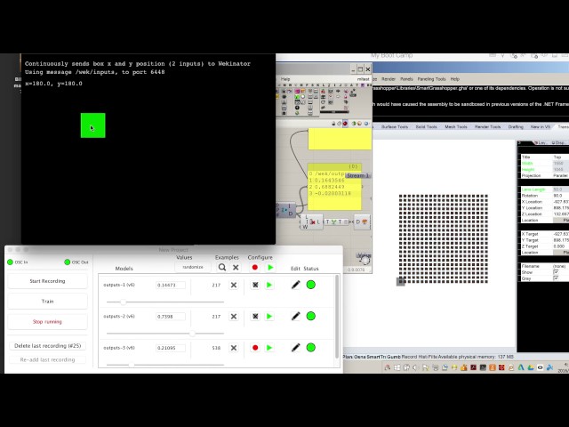 Machine Learning Experiment with Grasshopper