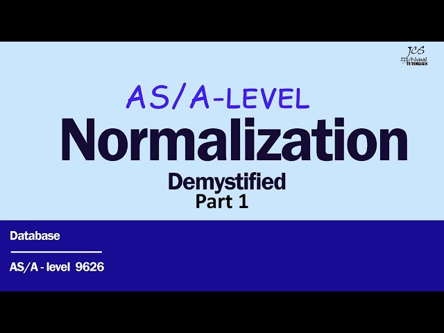 Functional Dependency Part 1. | Normalisation Made Easy: AS/A-Level  IT (9626)