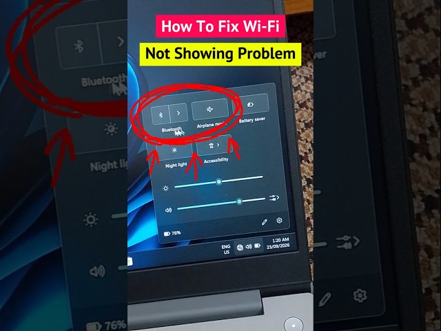 Easy Way To Fix WiFi Not Showing? 📶 Here’s the Fix! #shorts #windows11 #tech