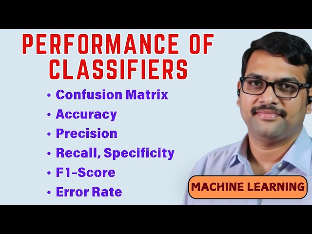 Performance of Classifiers in ML || Accuracy, Precision, Recall, F1-Score & Confusion Matrix