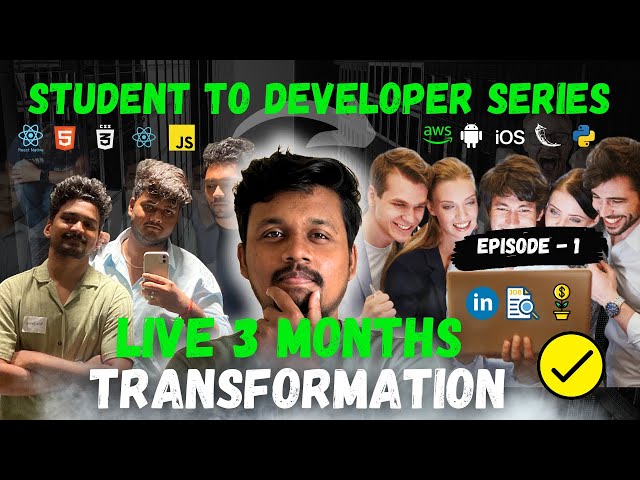 New Learning System🔥College student to Developer transformation 💻 | Episode 1 | Tamil