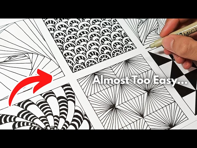 Zentangle Art for Beginners (Step-by-Step Tutorial)