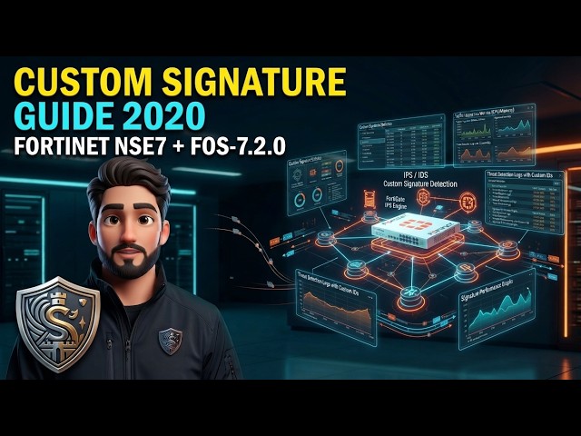 Custom Signature Guide 2020 on Fortinet NSE7 with FortiOS-7.2.0