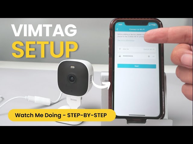 Vimtag Camera Setup - Mini G3 [ Easy Step-By-Step Guide ]