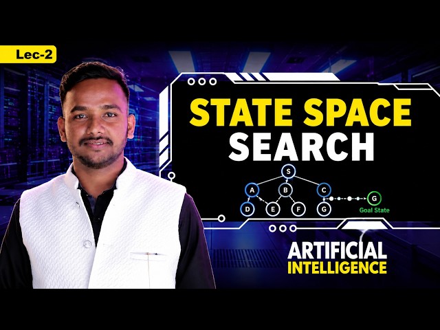 State Space Search in AI | Learn AI from Scratch | Complete AI Course for Beginners in Hindi🤖