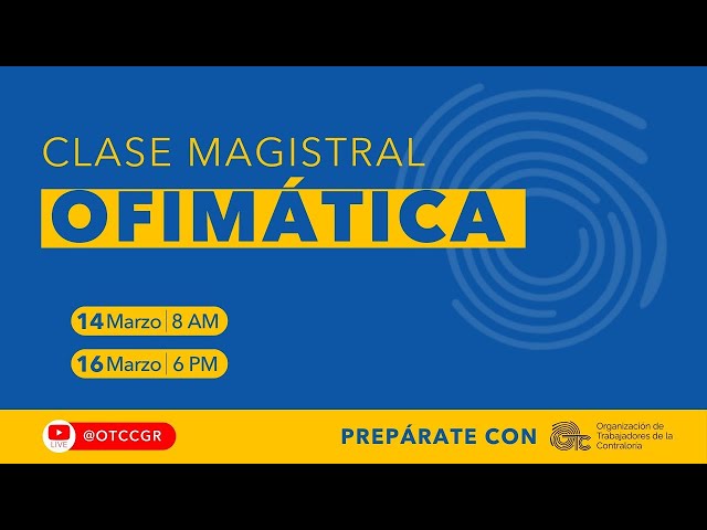 Clase de Ofimática