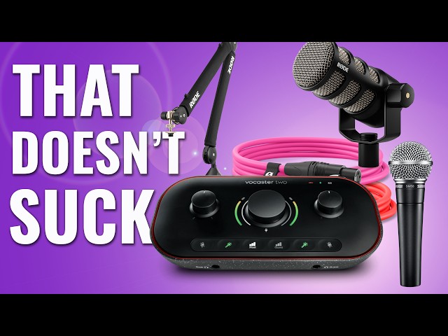 Building The CHEAPEST Podcast Setup