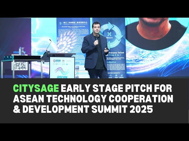 CitySage Pitch for ASEAN Technology Cooperation & Development Summit 2025