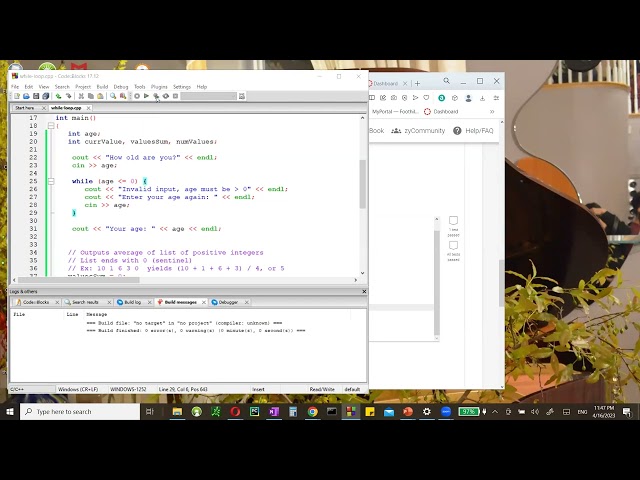 While loop and do-while (C++)